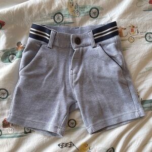 Catimini Boys Blue Gray Shorts with adjustable waistband size 4 104cm